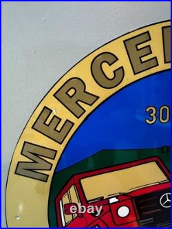 Mercedes-Benz G-Class 30 Years Edition Vintage Heavy Metal Sign 50 cm 19.7