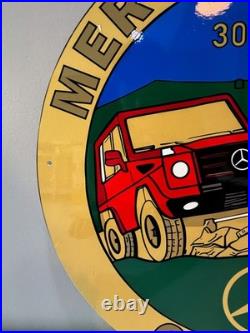 Mercedes-Benz G-Class 30 Years Edition Vintage Heavy Metal Sign 50 cm 19.7