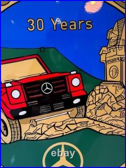 Mercedes-Benz G-Class 30 Years Edition Vintage Heavy Metal Sign 50 cm 19.7