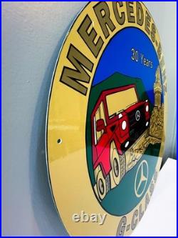 Mercedes-Benz G-Class 30 Years Edition Vintage Heavy Metal Sign 50 cm 19.7