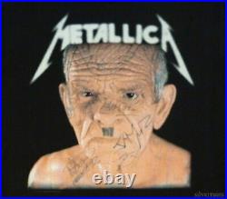 Metallica Vintage T Shirt 1992 Tour Concert Dates L Sandman Autographed Signed