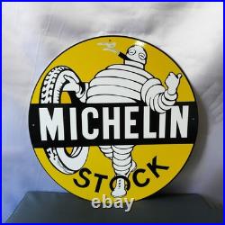 Michelin Stock Vintage Bibendum Smoking Edition Metal Sign 50 cm (19.7)