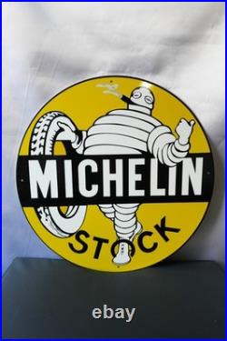 Michelin Stock Vintage Bibendum Smoking Edition Metal Sign 50 cm (19.7)