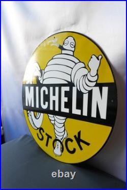 Michelin Stock Vintage Bibendum Smoking Edition Metal Sign 50 cm (19.7)