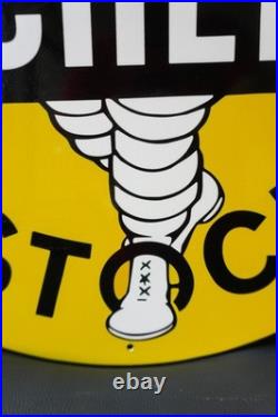 Michelin Stock Vintage Bibendum Smoking Edition Metal Sign 50 cm (19.7)