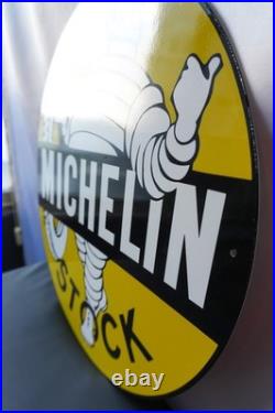 Michelin Stock Vintage Bibendum Smoking Edition Metal Sign 50 cm (19.7)