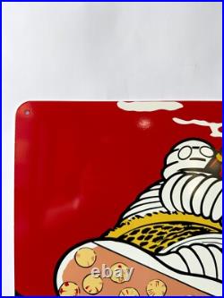 Michelin Vintage Rare Le Coup de la Semelle Metal Sign 24x16 (60x40 cm)