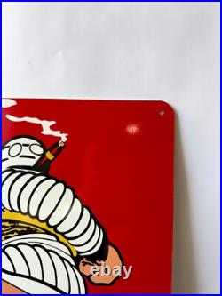 Michelin Vintage Rare Le Coup de la Semelle Metal Sign 24x16 (60x40 cm)