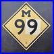 Michigan_M_99_state_route_marker_highway_road_sign_shield_24_1950s_diamond_2387_01_jc