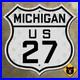 Michigan_US_route_27_highway_marker_road_sign_Lansing_St_Ignace_1926_16x16_01_ymxd