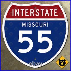 Missouri Interstate 55 highway route marker road sign St. Louis 12x12