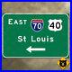 Missouri_Interstate_70_US_Route_40_east_St_Louis_freeway_highway_road_sign_21x14_01_nhry