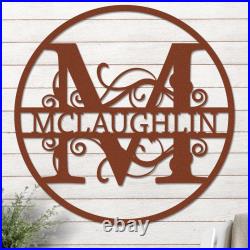 Monogram in Circle Sign