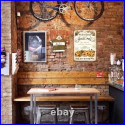 Mrs Claus' Mince Pies Sign, Christmas Cocoa Vintage Metal Poster Tin Sign Chris Mrs Claus' Mince Pies Sign, Christmas Cocoa Vintage Metal Poster Tin Sign Chris