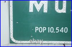 Muscoy California Highway Freeway Metal Sign With Reflectors CA-66