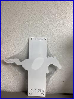 Mustang Logo Plasma Cut Sign 24 x 24