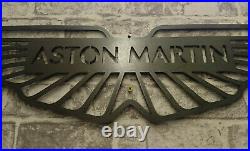 NEW 2021 Aston Martin Car Logo Metal Sign Hand Finished Vintage Car Wall Art