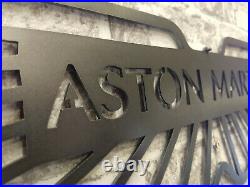 NEW 2021 Aston Martin Car Logo Metal Sign Hand Finished Vintage Car Wall Art