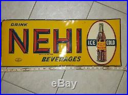 Nehi Metal Sign, 1950s, Vintage, Excellent Condition