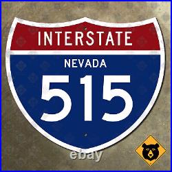 Nevada Interstate 515 highway road sign Las Vegas Henderson 21x18