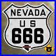 Nevada_US_route_666_highway_marker_road_sign_Las_Vegas_Sin_City_16x15_01_hez