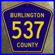 New_Jersey_Burlington_County_route_537_highway_marker_1959_road_sign_18x18_01_ez
