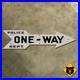 New_York_City_ONE_WAY_road_street_sign_cutout_arrow_1920s_police_dept_36x9_01_hphe