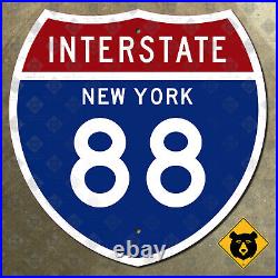 New York Interstate 88 route marker 1957 Binghamton Thruway Binghamton 24x24