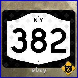 New York State Route 382 highway sign route marker 1961 Red House Allegany 30x24