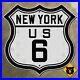 New_York_US_Route_6_highway_road_sign_shield_1926_Peekskill_12x12_01_wia