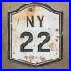 New_York_state_route_22_highway_road_sign_shield_embossed_1950s_16_HDOS_01_fisy