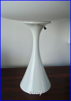 Nice! Signed Vintage LAUREL Mid-Century Modern MUSHROOM Table LAMP Bill Curry