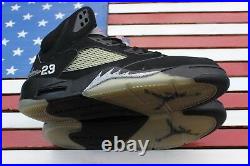 Nike Jordan V 5 Tinker Hatfield Signed Black-Metallic VTG 2006 136027-004 11
