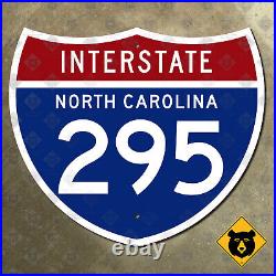 North Carolina Interstate 295 highway route sign 1961 Fayetteville 21x18