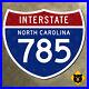 North_Carolina_Interstate_785_highway_marker_1961_road_sign_12x10_01_cds