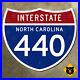 North_Carolina_interstate_440_route_marker_road_sign_1961_Raleigh_Beltline_28x24_01_wn