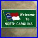 North_Carolina_state_line_highway_marker_1960_road_sign_welcome_flag_23x12_01_hoo