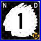 North_Dakota_state_route_1_Langdon_Lakota_highway_road_sign_marker_12x12_01_cydm