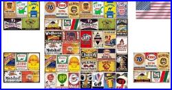 Nostalgic 35-Piece Metal Sign Set for Vintage Bar, Kitchen, and Man Cave Decor Nostalgic 35-Piece Metal Sign Set for Vintage Bar, Kitchen, and Man Cave Decor