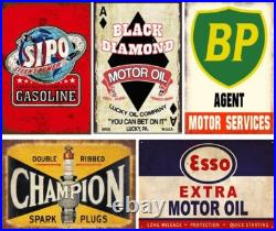 Nostalgic 8x12 Inch Vintage Metal Signs Perfect for Garage, Kitchen & Bar Nostalgic 8x12 Inch Vintage Metal Signs Perfect for Garage, Kitchen & Bar