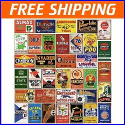 Nostalgic Garage Decor 35 pc Tin Signs Nostalgic Garage Decor 35 pc Tin Signs
