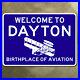 Ohio_Dayton_Birthplace_of_Aviation_city_limits_highway_marker_road_sign_14x10_01_bs