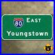 Ohio_Interstate_80_east_Youngstown_highway_road_sign_16x8_01_lnm