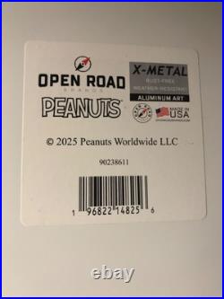 Open Road Peanuts Dad's service & supply 24 hours metal sign home wall decor