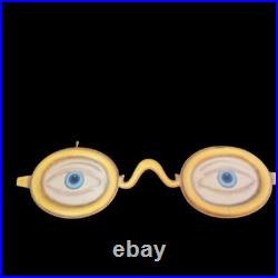 Optometrist Trade Sign Vintage Metal Painted tin 36