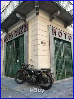 Original MOTO GUZZI insegna Sign Dealership 1940s Vintage Rare Service Metal