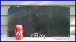 Original Vintage STAR TOBACCO Enameled Metal SIGN- 24 x 12 Free Shipping
