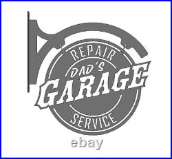 PERSONALIZED Garage Metal Sign Fathers Day Gift Custom Garage Hanging Steel Sign