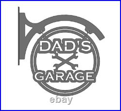 PERSONALIZED Garage Metal Sign Fathers Day Gift Custom Garage Hanging Steel Sign