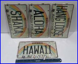 Pacifica Island Art \uD83D\uDD256in x 12in \uD83D\uDD254 Vintage Hawaiian Embossed License Plate\uD83D\uDD25